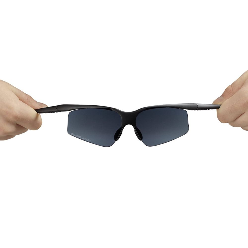 Stingray M/P frame rubber black, lens smoke sparelens orange and clear, incl. RX Clipadapter 5 swiss eye stingray m/p sports sunglasses