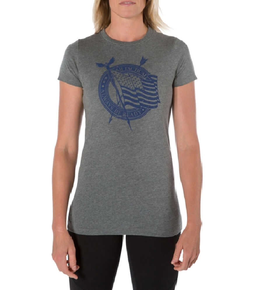 Womens Flag Waiver T-shirt 1 womens flag waiver t shirt