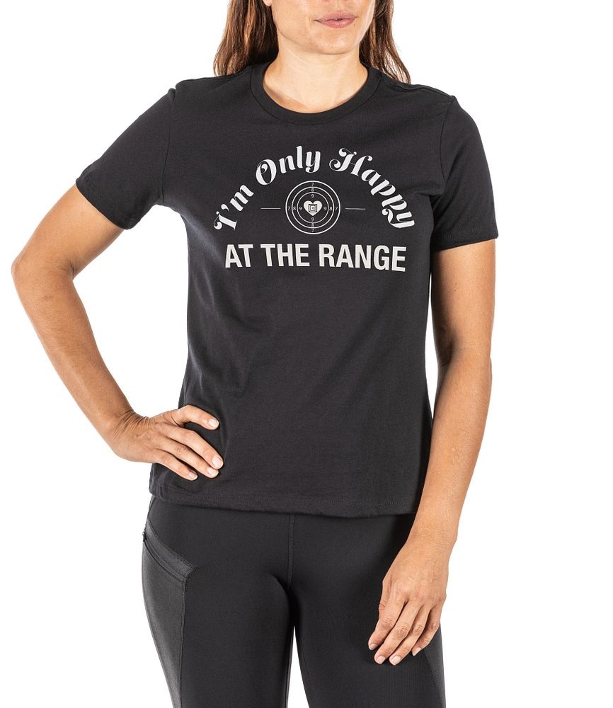 Happy At The Range Tee Womens T-shirt 1 Happy At The Range Tee Womens T-shirt