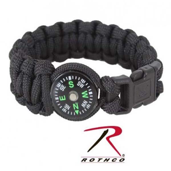 ROTHCO PARACORD COMPASS BRACELET