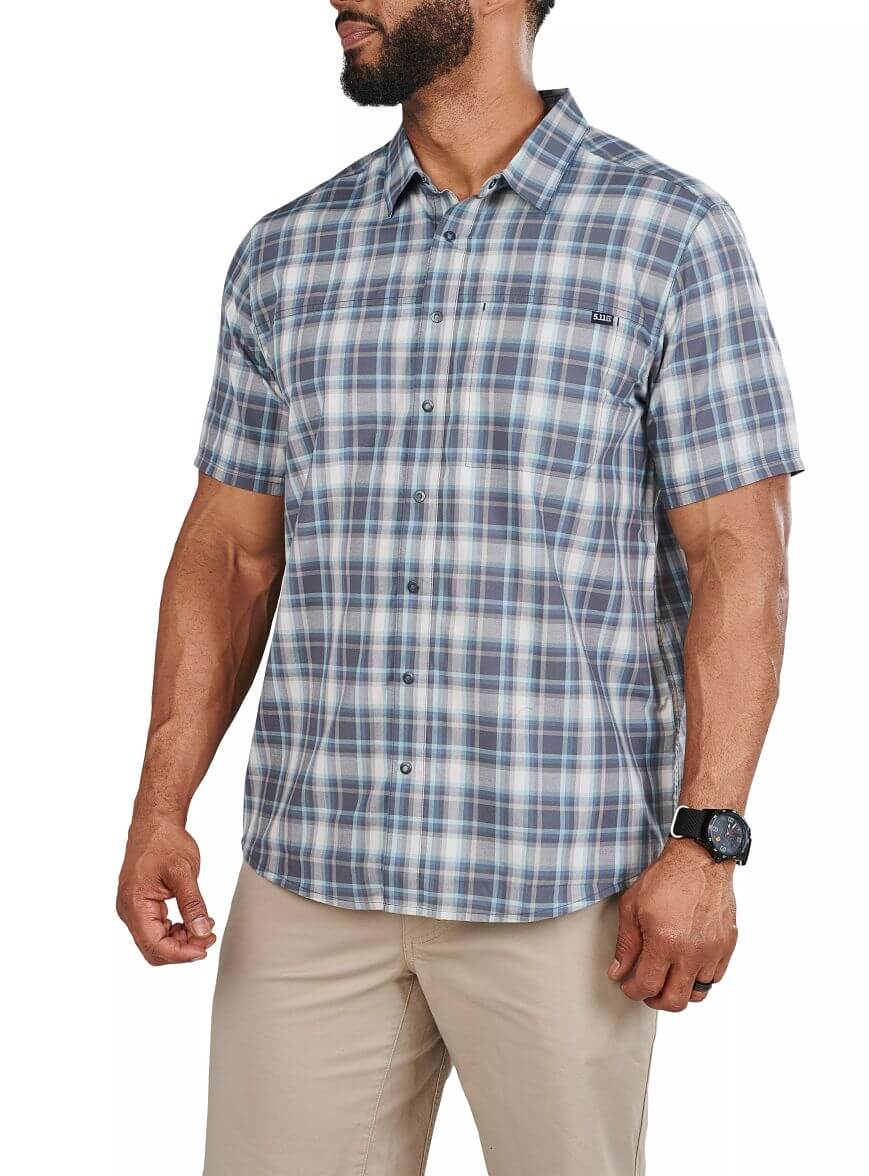 WYATT Short Sleeve Plaid Shirt 8 71204 579 wyattplaidshirt 02 1 1 1.jpg
