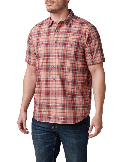 WYATT Short Sleeve Plaid Shirt 9 71204 951 wyatt ss plaid shirt 01.jpg