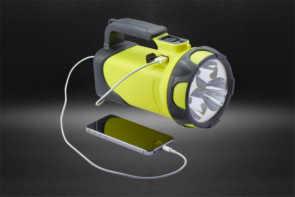 TRIO 550 RECH. SEARCHLIGHT-UE PLUG 3 trio 550 rechargeable searchlight